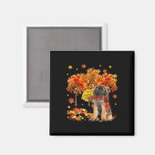 Het is Herfst Y'all Cute Leonberger Autumn Tree He Magneet (Voorkant / Achterkant)