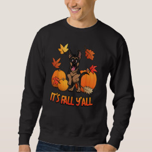 Het is Herfst Y'all Duitse Herder Puppy Pompoen Ed Trui