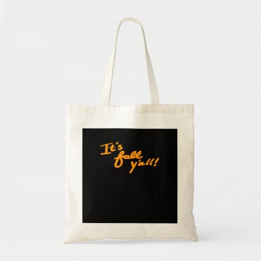 Het is Herfst Y'all eenvoudige esthetische stijl Tote Bag (Voorkant)