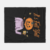 Het is Herfst Y'all Funny Fleece Deken (Voorkant (Horizontaal))
