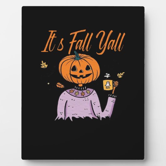 Het is Herfst Y'all Funny Fotoplaat (Voorkant)