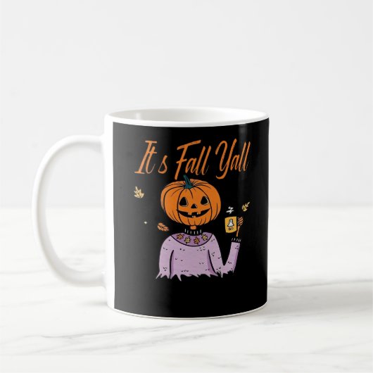 Het is Herfst Y'all Funny Koffiemok (Links)