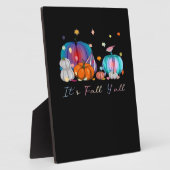 Het is Herfst Y'all Funny Magic Halloween pompoen  Fotoplaat (Zijkant)