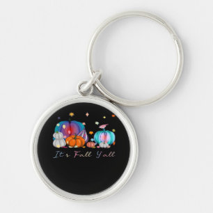 Het is Herfst Y'all Funny Magic Halloween pompoen  Sleutelhanger