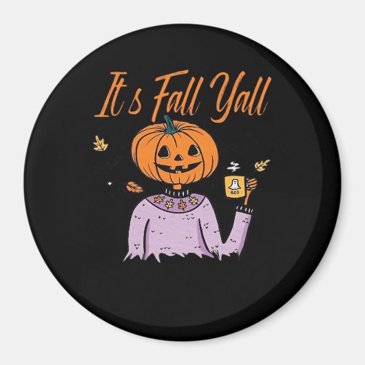 Het is Herfst Y'all Funny Magneet (Voorkant)