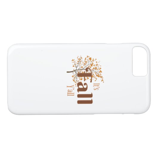 Het is Herfst Y'all Funny Trendy Case-Mate iPhone Case (Achterkant (Horizontaal))