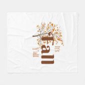 Het is Herfst Y'all Funny Trendy Fleece Deken (Voorkant (Horizontaal))