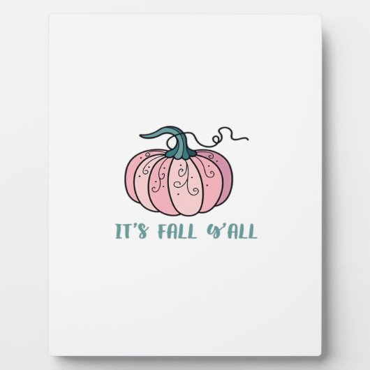 Het is Herfst Y'all Funny Trendy Fotoplaat (Voorkant)