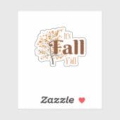 Het is Herfst Y'all Funny Trendy Sticker (Vel)