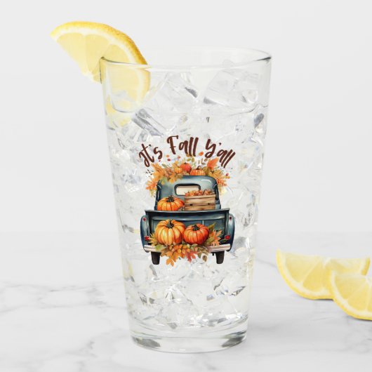 Het is Herfst Y'all Glas (Voorkant ijs)