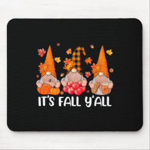 Het is Herfst Y'all Gnomen Thanksgiving Halloween Muismat