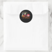Het is Herfst Y'all Gnomes Pumpkin Spice Ronde Sticker (Tas)