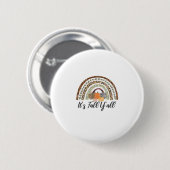 Het is Herfst Y'all Grafische Stijl Ronde Button 5,7 Cm (Voorkant /achterkant)