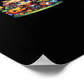 Het is Herfst Y'all Graphic Creative Casual Poster (Hoek)
