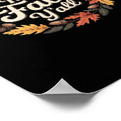Het is Herfst Y'all Halloween Bats Pumpkin Herfst Poster (Hoek)