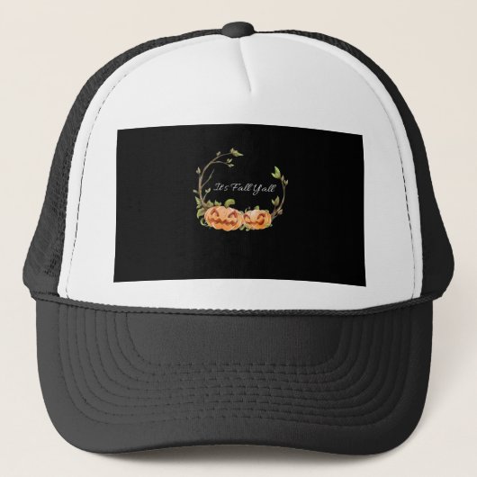 Het is Herfst Y'all Halloween Cool Unique Trucker Pet (Voorkant)