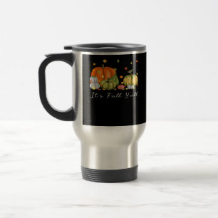 Het is Herfst Y'all Halloween Pumpkin Autumn Leave Reisbeker