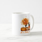Het is Herfst Y'all Halloween Thanksgiving Retro K Koffiemok (Voorkant rechts)