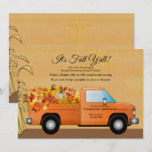 Het is Herfst Y'all Harvest Invitation Kaart (Voorkant / Achterkant)