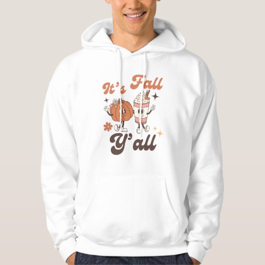 Het is Herfst Y'all Hoodie - Schattigee Pumpkin Sp (Voorkant)