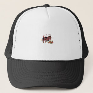 Het is Herfst Y'all Koe Retro Style Trucker Pet