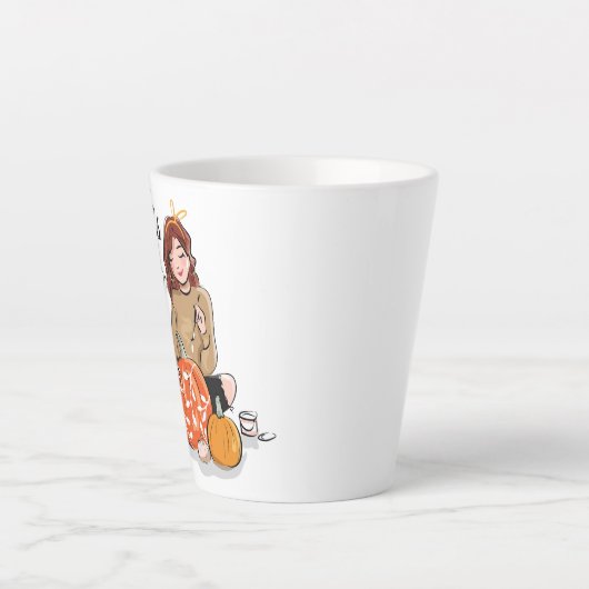 Het is Herfst Y'all Latte Mok (Voorkant)