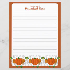 Het is Herfst Y'all - Lined Paper Sheet