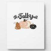 Het is Herfst Y'all met manen prachtige Halloween  Fotoplaat (Voorkant)