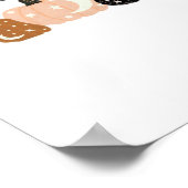 Het is Herfst Y'all met manen prachtige Halloween  Poster (Hoek)