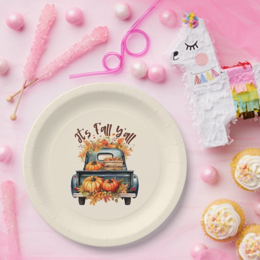 Het is Herfst Y'all Papieren Bordje (Feest)