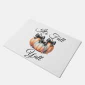 Het is Herfst Y'all: Pastel Pumpkins Deurmat (Schuin)