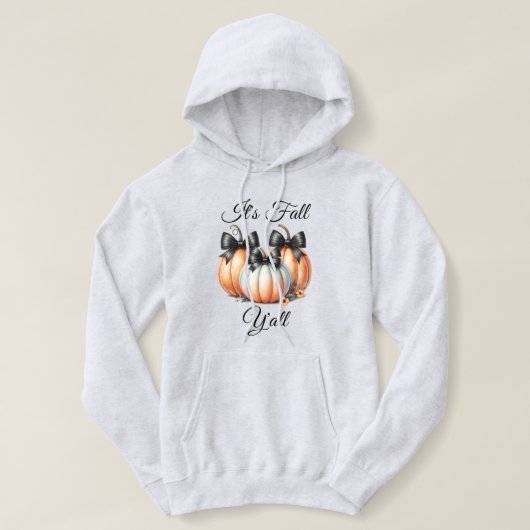 Het is Herfst Y'all: Pastel Pumpkins Hoodie (Design voorkant)