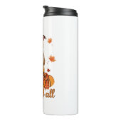 Het is Herfst Y'all Pitbull Dog Herfst Sjaal Herfs Thermosbeker (Geroteerd rechts)