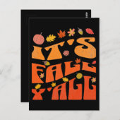 Het is Herfst Y'all pompoen en herfstbladeren Briefkaart (Voorkant / Achterkant)