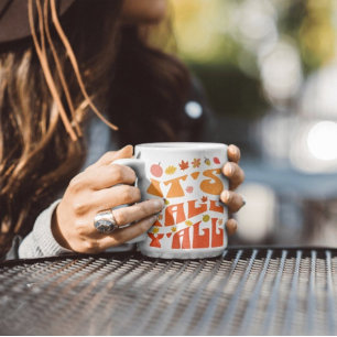 Het is Herfst Y'all pompoen en herfstbladeren Koffiemok