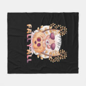 Het is Herfst Y'all Pompoen Halloween Kat Herfst Fleece Deken (Voorkant (Horizontaal))
