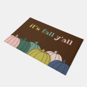 Het is Herfst Y'all Pumpkin Doormat Deurmat (Schuin)
