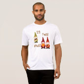 Het is Herfst Y'all Pumpkin Gnome Autumn Tree T-shirt (Voorkant volledig)