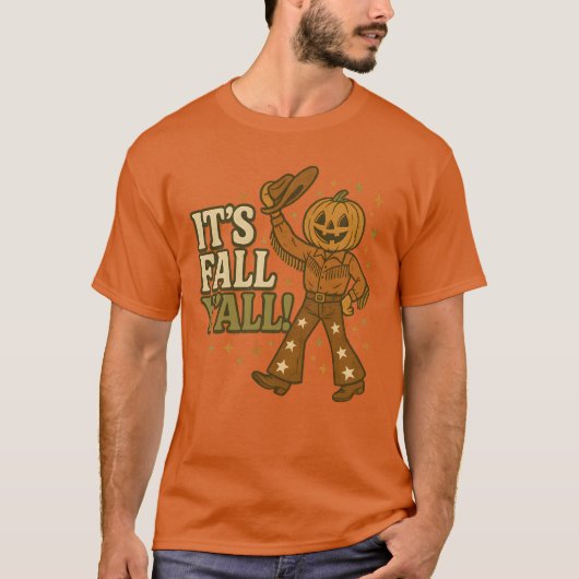Het is Herfst Y'all Pumpkin T-shirt (Voorkant)