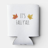 Het is Herfst Y'all Rae Dunn geïnspireerd letterty Blikjeskoeler (Achterkant)