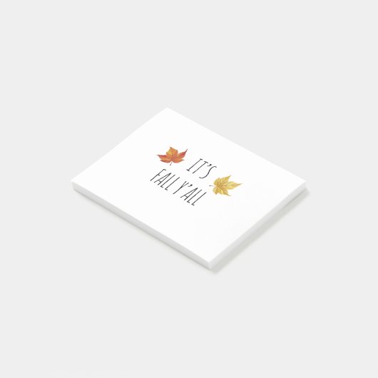 Het is Herfst Y'all Rae Dunn Geïnspireerde lettert Post-it® Notes (Schuin)