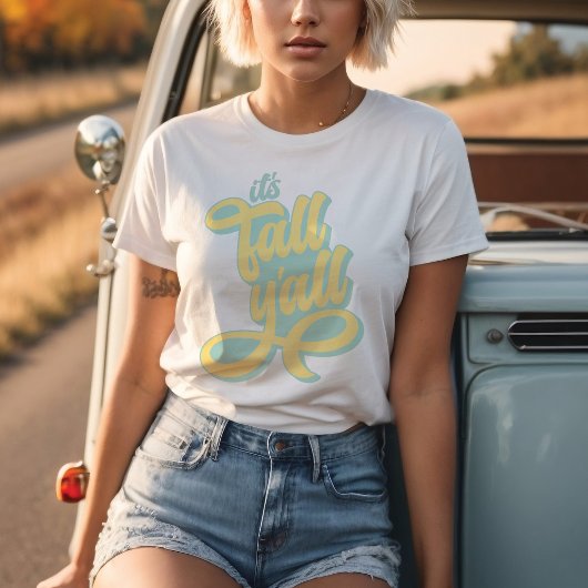 Het is Herfst Y'all Retro Style T-Shirt