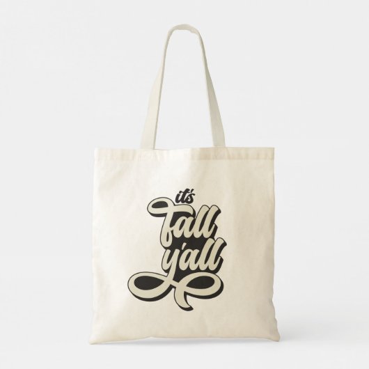 Het is Herfst Y'all Retro Style  Tote Bag (Achterkant)