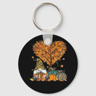 Het is Herfst Y'all Schattige Kabouters Pompoen He Sleutelhanger