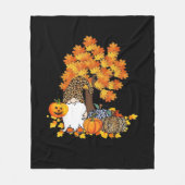 Het is Herfst Y'all Schattigee Gnomes Pumpkin Autu Fleece Deken (Voorkant)