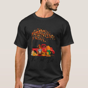 Het is Herfst Y'all Schattigee kabouters pompoen t T-shirt