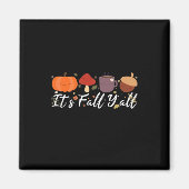 Het is Herfst Y'all Schattigee koffiepompoen herfs Magneet (Voorkant)