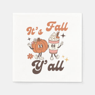 Het is Herfst Y'all - Schattigee Pumpkin Spice Her Servet