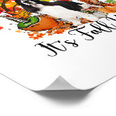 Het is Herfst Y'all Springer Spaniel Dog Halloween Poster (Hoek)