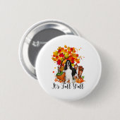 Het is Herfst Y'all Springer Spaniel Dog Halloween Ronde Button 5,7 Cm (Voorkant /achterkant)